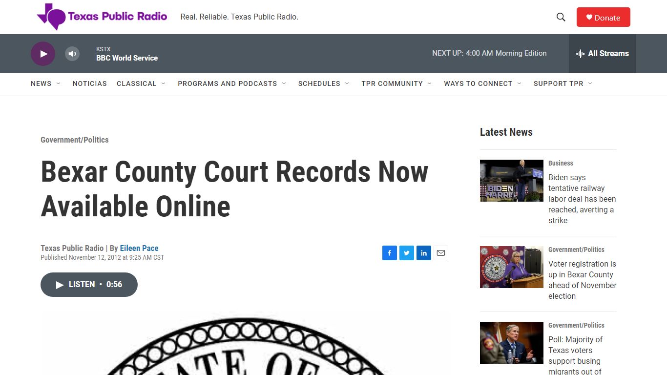 Bexar County Court Records Now Available Online | TPR